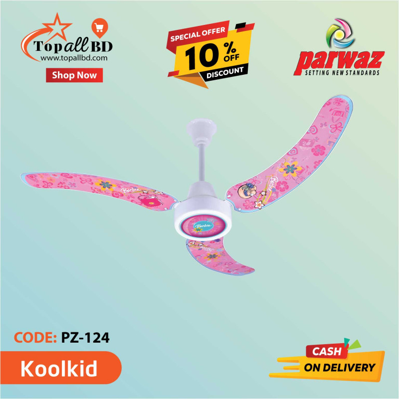 PARWAZ 56''' KOOLKID CEILING FAN (BARBIE )